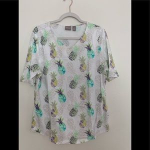 Chico’s pineapple blouse